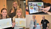 Elever fick rita Skellefteås nya resecentrum