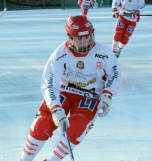 Alexander Nelson var en av få spelare i Målilla som fick godkänt.