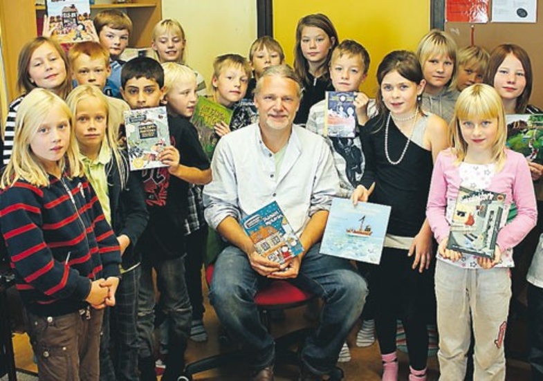 Majoriteten av barnen i årskurs tre har läst flera av Martin Widmarks barnböcker.