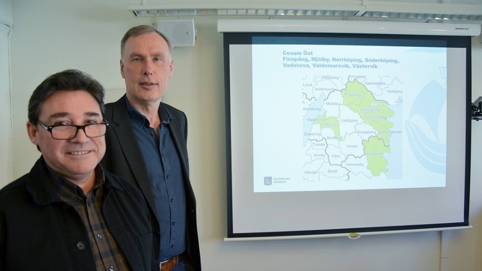 Jorge Chávez och Christer Lundh berättar att Västervik samarbetar med ett antal andra kommuner för att utveckla sina e-tjänster.