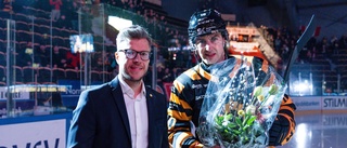 "Tack för dina 600 matcher i SHL, Jocke – jag önskar du kunde spela 600 matcher till"