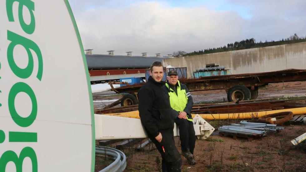 Hagelsrums Biogas i Målilla, här med Tom Birgersson som projektledare och ägaren Åke Birgersson, får 20 miljoner i stöd från Naturvårdsverket för uppförandet av biogasstationer i Hultsfred, Vimmerby och Högsby.