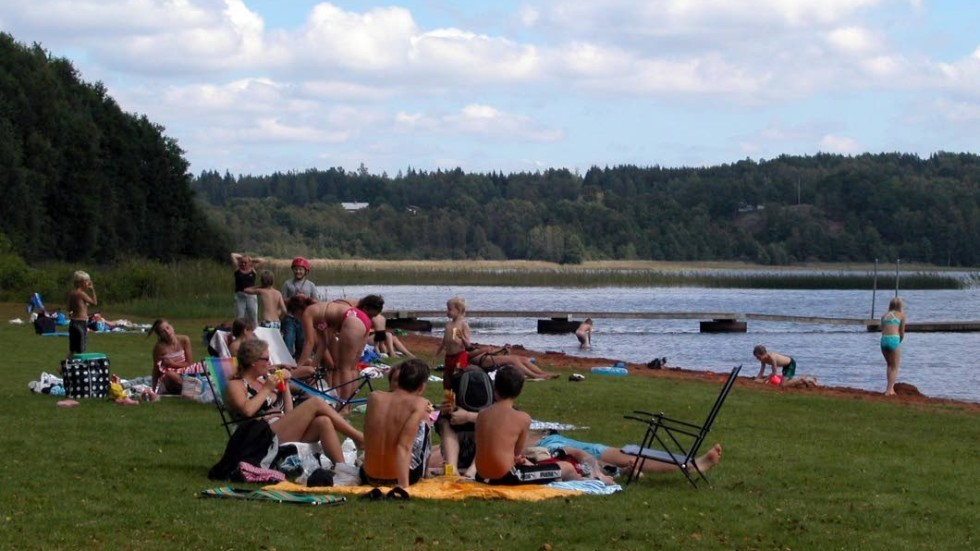 Kristinebergsbadet vid Gnöttlen har utmärkt badvattenkvalité.