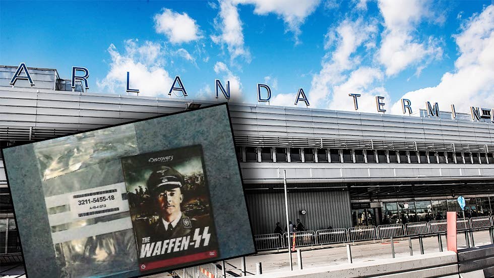 Tullpersonalen på Arlanda hittade amfetamin i fyra dvd-fodral som var adresserade till den 27-årige Linköpingsbon.