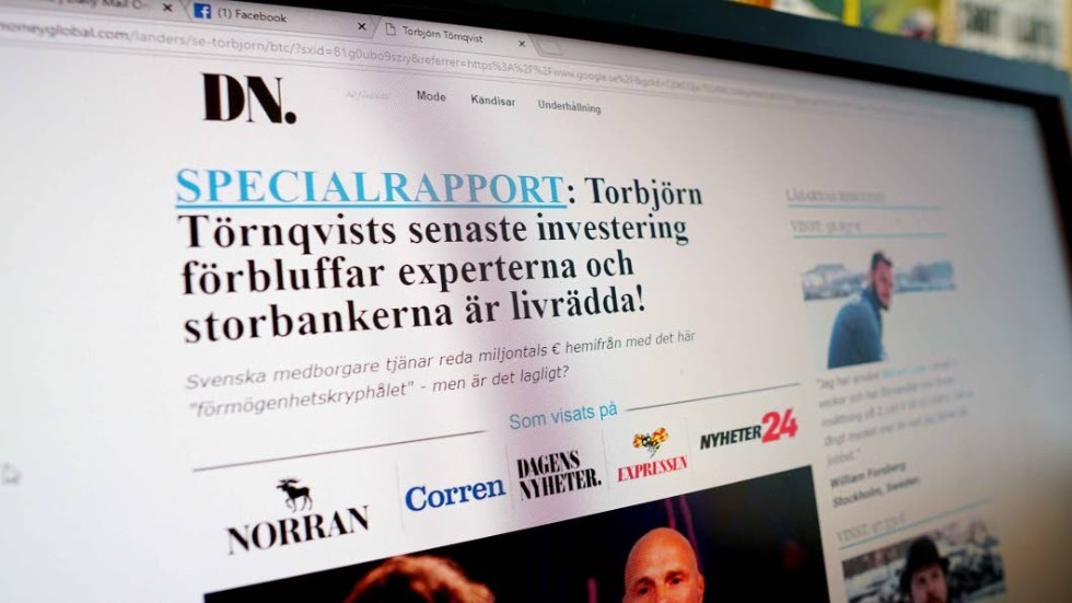 Många har mötts av vad som kan se ut som artiklar från etablerade tidningar. De berättar om människor som tjänat storkovan på kryptovalutor. Problemet är att artiklarna är bluff.