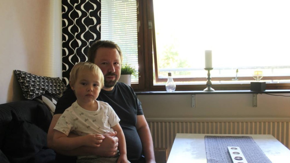 Stefan Melin och sonen Elis Melin såg fram emot Kolmården.