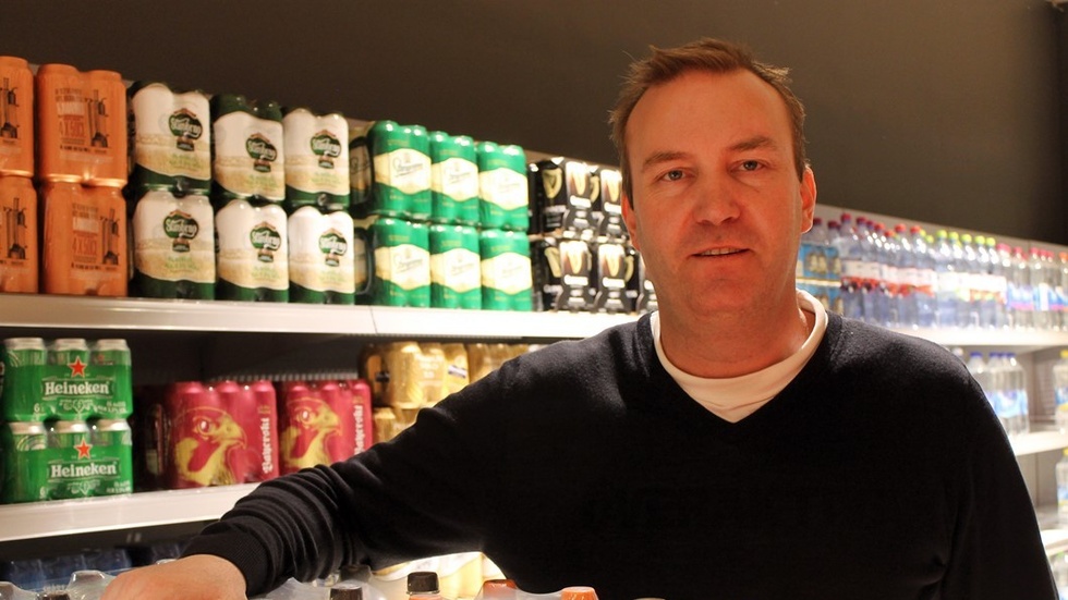 Mikael Oskarsson öppnar snart dörrarna till sin ICA Supermarket mitt i city. Foto: Anders Lindkvist.