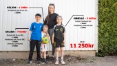 Tre barn och tre sporter – nästan 12 000 kronor för barnfamiljen