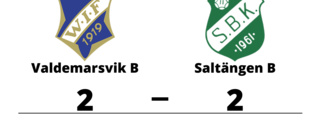 Oavgjort mellan Valdemarsvik B och Saltängen B