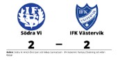 IFK Västervik tappade ledning till oavgjort mot Södra Vi