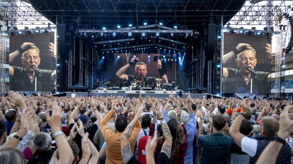 Bruce Springsteen spelade på Ullevi tre gånger om i somras.