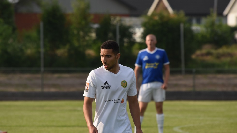 Hultsfreds Ibrahim Haddar blev matchens lirare mot Ölmstad
