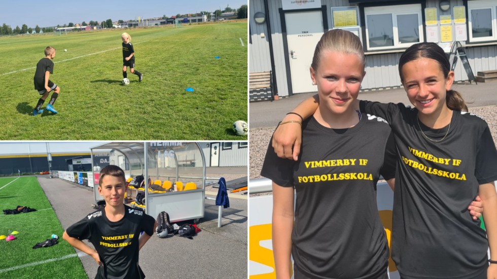 Förra veckan hade Vimmerby IF:s fotbollsskola och det var full aktivitet på Ceosvallen. Runt 200 personer deltog i årets upplaga. 