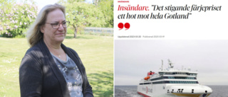 Kristina lyfte färjefrågan i DN: ”Måste få Stockholm att lyssna”