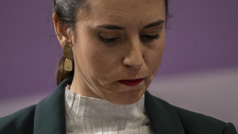 Spaniens jämställdhetsminister Irene Montero. Arkivbild