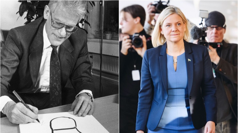 Den tidigare statsministern Ingvar Carlsson blev folkkär som "Foten" och bytte också fot om EU när så krävdes. Magdalena Andersson har också att tänka på fotarbetet. Det kommer ingen undan. 