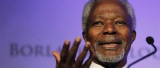 Kofi Annan talar om FN:s roll