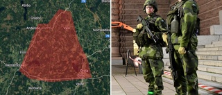 Så blir militärövningen: ✓ Skådespelare i utländska uniformer ✓ Eldgivning med lös ammunition 