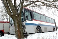 Åtta skadade vid ny bussolycka i Uppsala