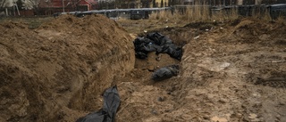 Butja begraver sina döda efter rysk reträtt