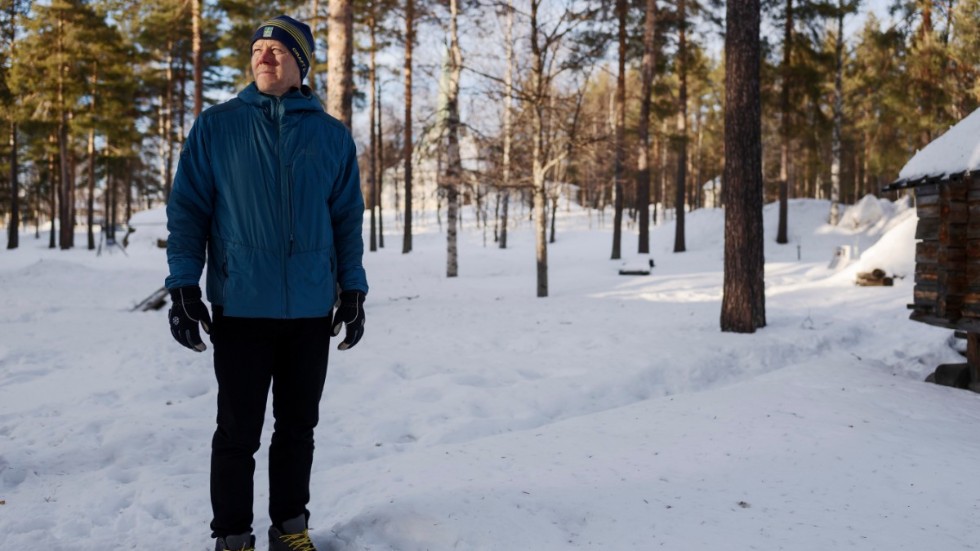 Jan Erik Länta är ordförande i Jåhkågasska sameby och är orolig över hur en gruva skulle påverka möjligheterna att bedriva renskötsel i området.