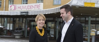 Två ministrar besökte Kullbergska sjukhuset