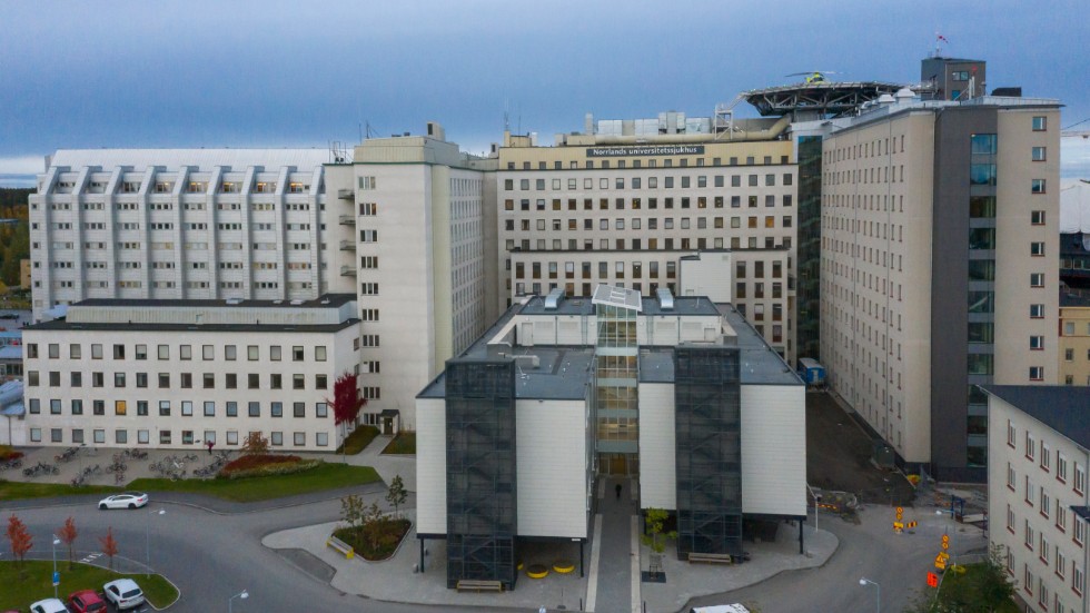 Norrlands universitetssjukhus går upp i stabsläge. Arkivbild.