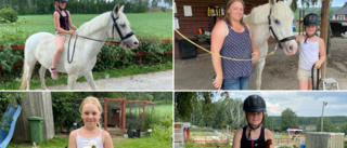 Yngst på "årets hästhappening" är Elna Asplund, 9 – på landslagshästen Flaffy ✓360 starter