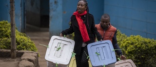 Tv-kanalers rösträkningar avbrutna i Kenya