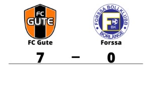FC Gute vann i P 17 division 1 Region 5 Grupp 1 herr mot Forssa