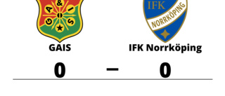 Mållöst för GAIS och IFK Norrköping