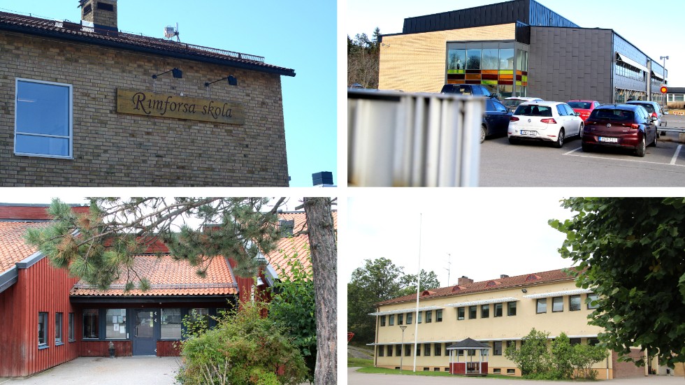 Rimforsa skola, Värgårdsskolan, Bäckskolan och Horns skola är fyra av kommunens skolenheter i Kinda.