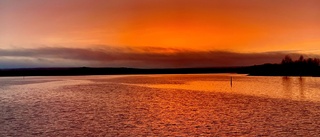 Läsarbilden: Vacker solnedgång i Piteå