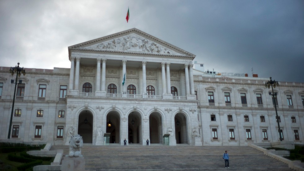 Portugal kommer att hålla nyval i januari. Här är parlamentsbyggnaden i Lissabon. Arkivbild.