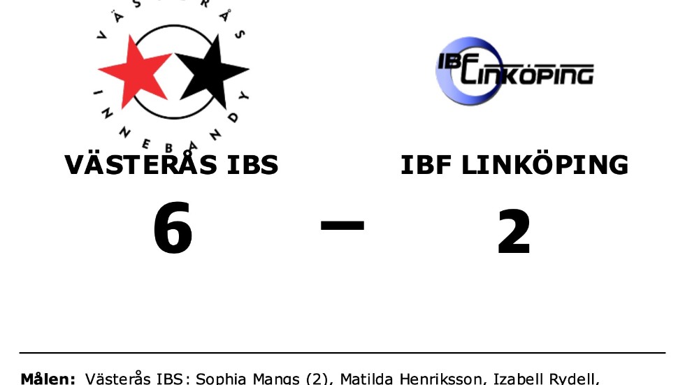 Västerås IBS vann mot IBF Linköping