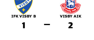 Visby AIK avgjorde före paus mot IFK Visby B