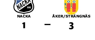 Åker/Strängnäs vann tidiga seriefinalen mot Nacka