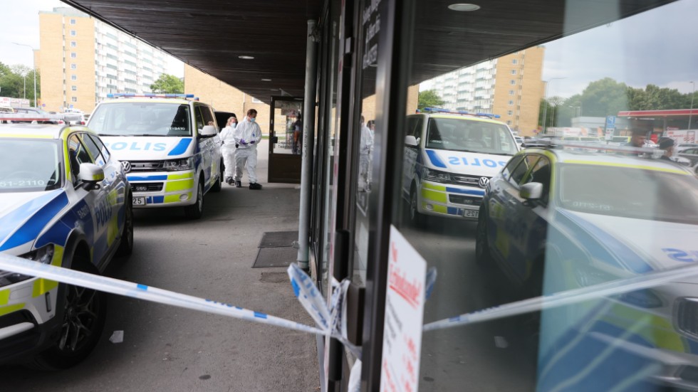 Mordet inträffade i juli förra året, i en frisörsalong nära Markandsgatan i Göteborg. Arkivbild.