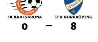 Målfest för IFK Norrköping borta mot FK Karlskrona