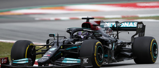 Hamilton vann Spaniens GP – efter däckdraget