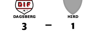 Klar seger för Dagsberg mot Hird på Dagsbergsvallen