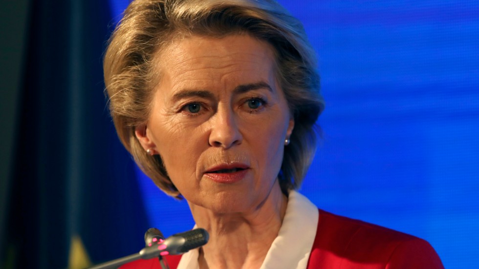 Ursula von der Leyen var tidigare bland annat arbetsmarknads- och försvarsminister i Tyskland men blev 2019 första kvinna att leda EU-kommissionen. Hennes mandatperiod löper till hösten 2024. Arkivfoto.