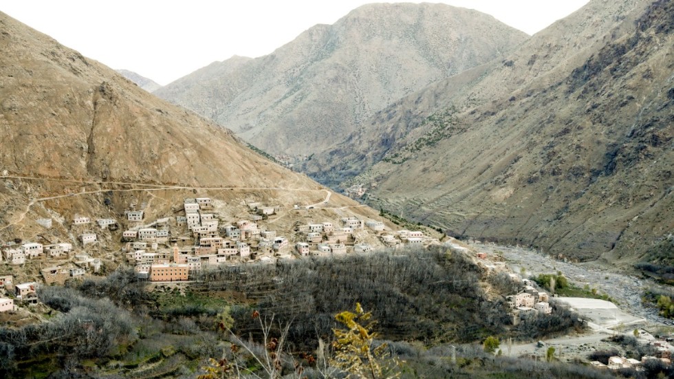 Kvinnorna hittades mördade i bergen utanför byn Imlil i Marocko. Arkivbild.