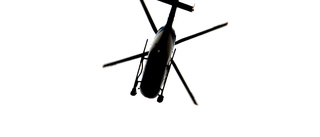 Elnätet besiktigas med helikopter