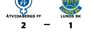 Åtvidabergs FF besegrade Lunds BK på hemmaplan