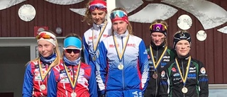 Elin och Evelina tog stafettguld i Kiruna