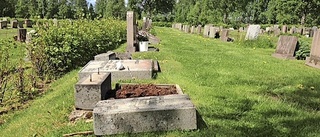 Fallande gravsten höll på att skada kyrkogårdsarbetare – nu ses säkerheten över