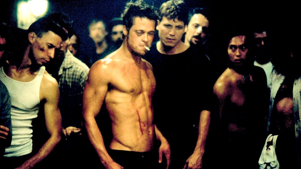 "Fight club" med Brad Pitt i en av huvudrollerna. Pressbild.