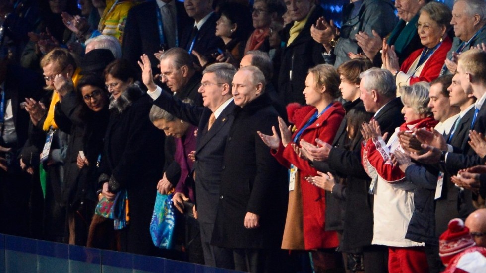 Rysslands president Vladimir Putin under OS i Sotji 2014.