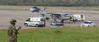 Poliser döda i attack på flygplats i Colombia